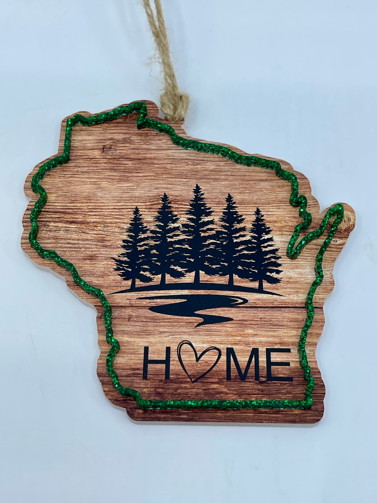 Wisconsin State Ornament {Acrylic}
