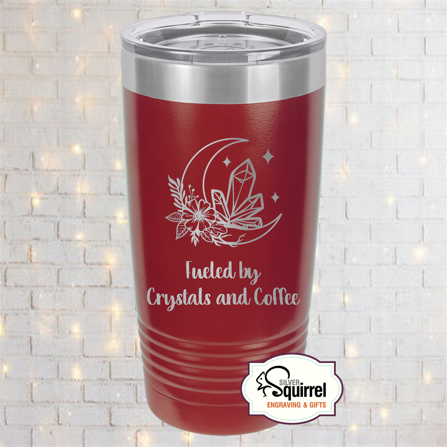 Insulated Tumbler {Fueled by Crystals & Coffee}