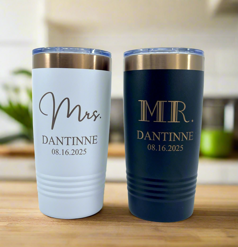 Mr. & Mrs. Insulated Tumbler Set