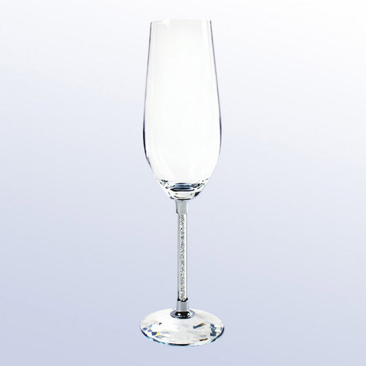 Silver Champagne Flute Set