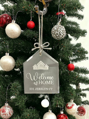 Welcome Home Address Ornament