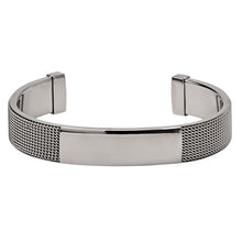 Load image into Gallery viewer, Stainless Steel Meshlike Cuff Bracelet