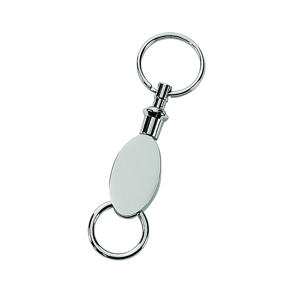 Oval Valet Key Ring