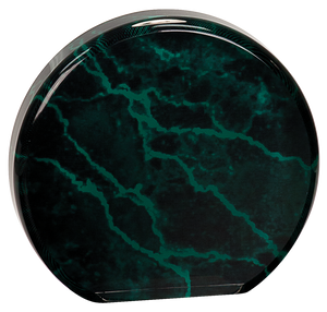 5 1/2" Green Marble Acrylic Circle