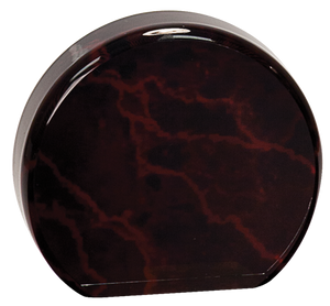 3 1/2" Red Marble Acrylic Circle