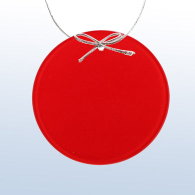 Red Circle Ornament 1/8