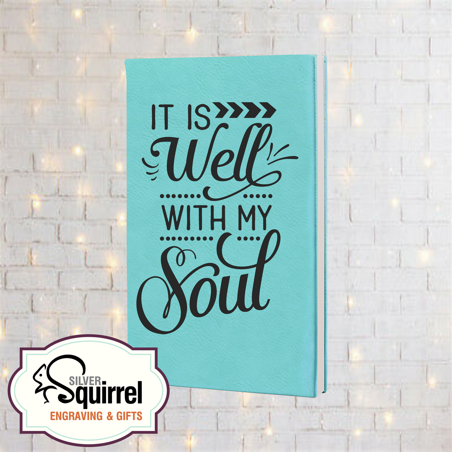 Leatherette Journal {It is well with my soul}