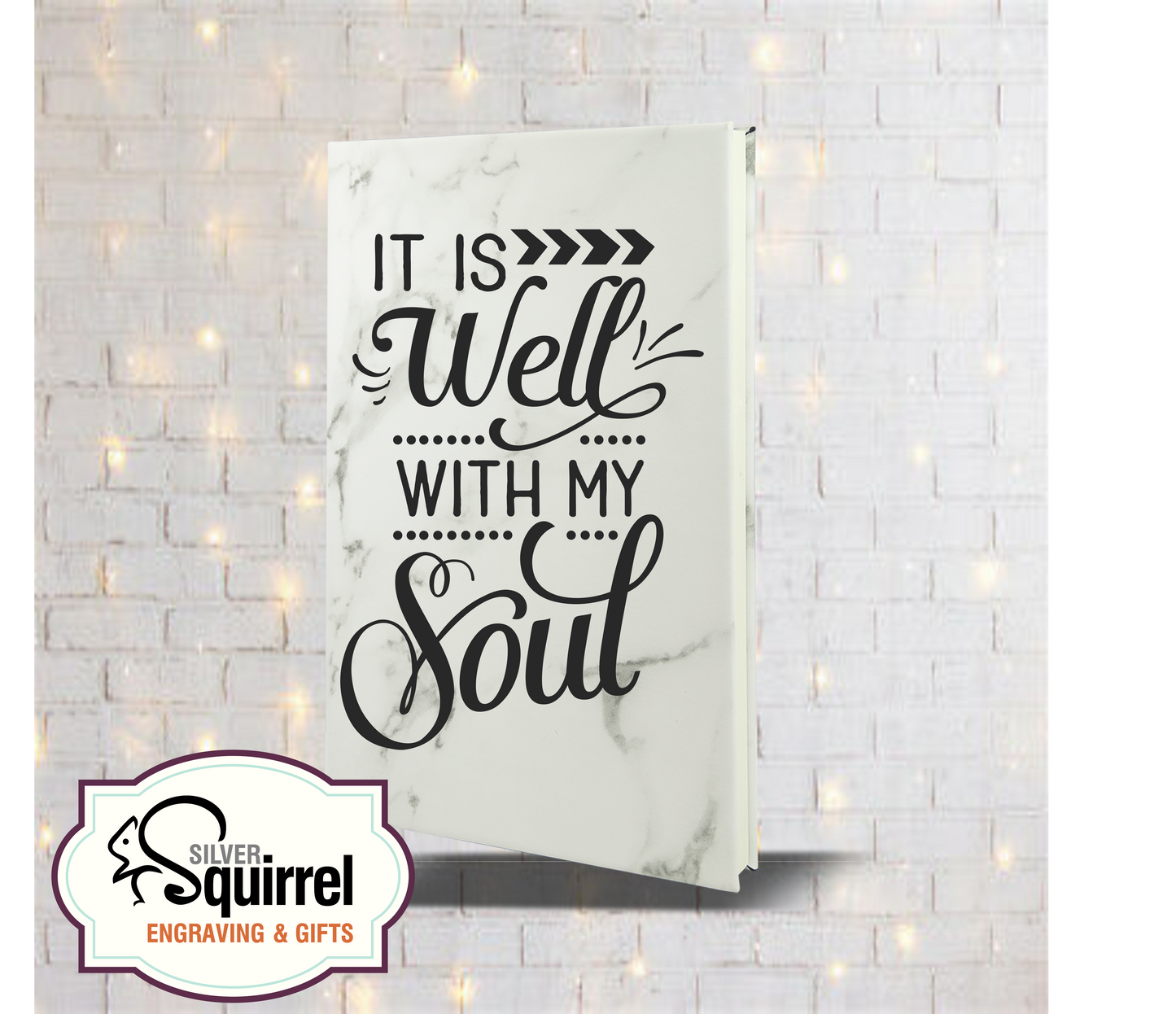 Leatherette Journal {It is well with my soul}