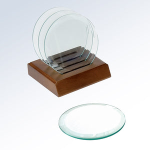 Circle Glass Coaster Set