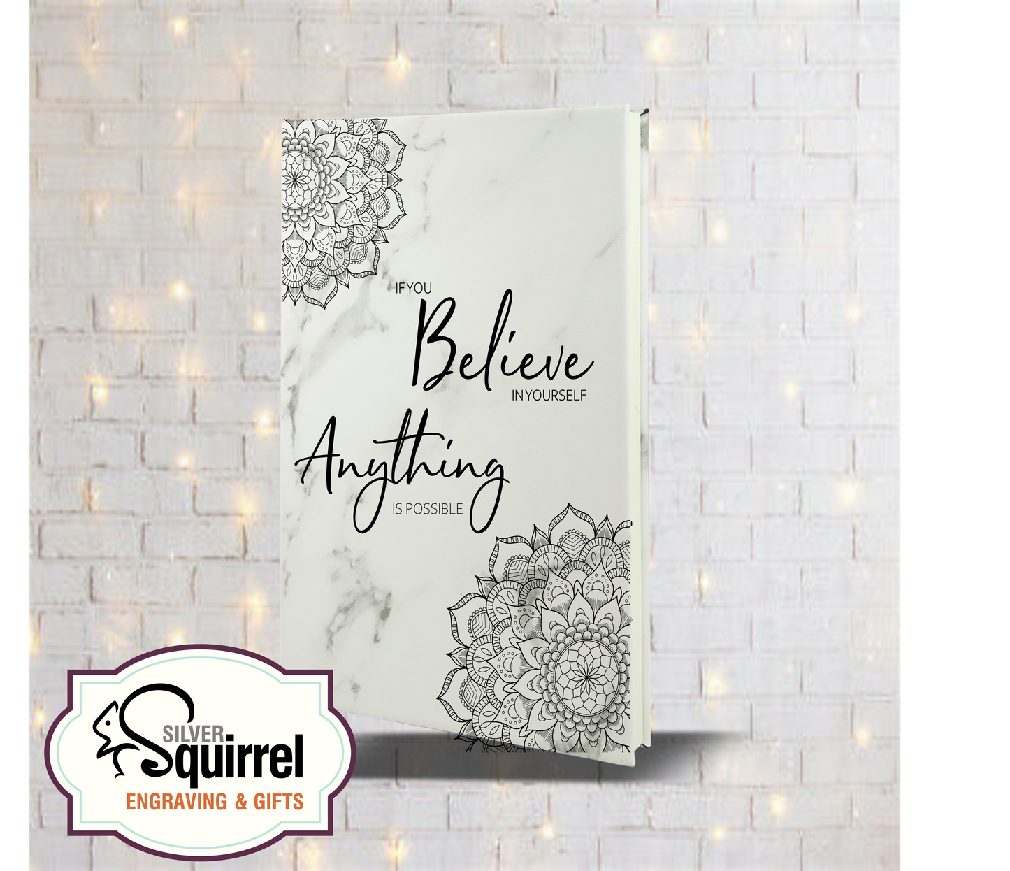 Leatherette Journal {If You Believe In Yourself...}