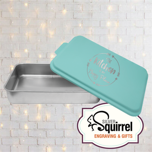 Aluminum Cake Pan w/Lid - Personalized