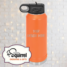 Load image into Gallery viewer, Laser Engraved Insulated Water Bottle {32 oz Polar Camel}