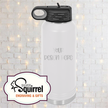 Load image into Gallery viewer, Laser Engraved Insulated Water Bottle {32 oz Polar Camel}